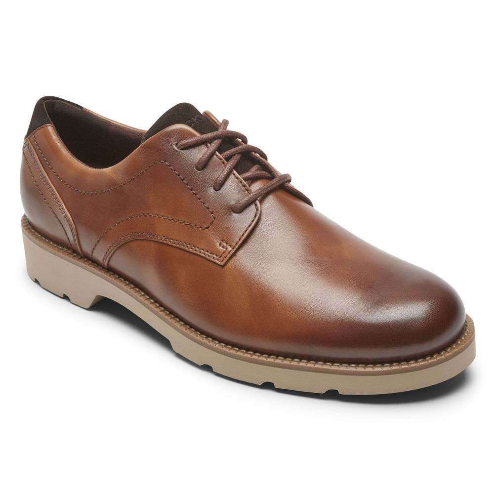 Oxfords Rockport Homem Marrom - Bradlee Plain Toe - 21096XJIM